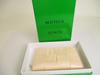 Authentic BOTTEGA VENETA Cassette Pink Beige Paper Calf Leather Zip Around Wallet #a878  Refurbished