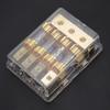 12V 60A Car Auto Stereo Audio Circuit Blade Fuse Holder Box Block 1 In 4 Ways Out