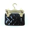 CHANEL Brooch COCO Mark F Pearl Bag Design black Women B23C AB9849 Used