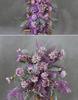 Purple Wedding Floral Scene: Aisle, Backdrop & Welcome Area Arrangement Set