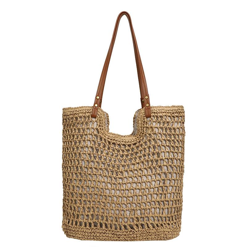 

Торговая тканая модная сумка подмышку весенняя сумочка в иностранном стиле повседневная сумка на плечо сумка-тоут женская сумка хаки