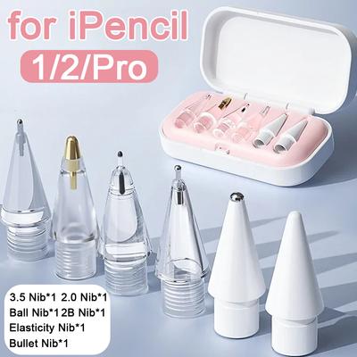1PC Replacement Pencil Tips for Apple Pencil 1 2 Pro Gen Universal Soft Nibs for IPencil IPad Pro Stylus Pen Nib