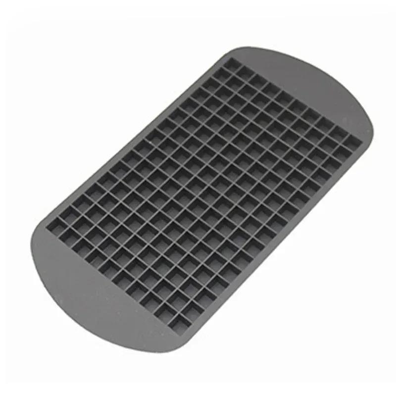 

Food Grade Silicone Ice Cube Tray 160 Grid DIY Mini Small Square Mold Maker Kitchen black