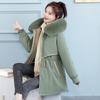 Women's new removable liner has one dress and three wears medium and long winter big fur collar jackets.