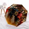 1pc Resident Evil- Automatic Opening/Closing Umbrella with Convenient Three-Fold Design, 8 Iron Ribs - for Outdoor Daily UseA09