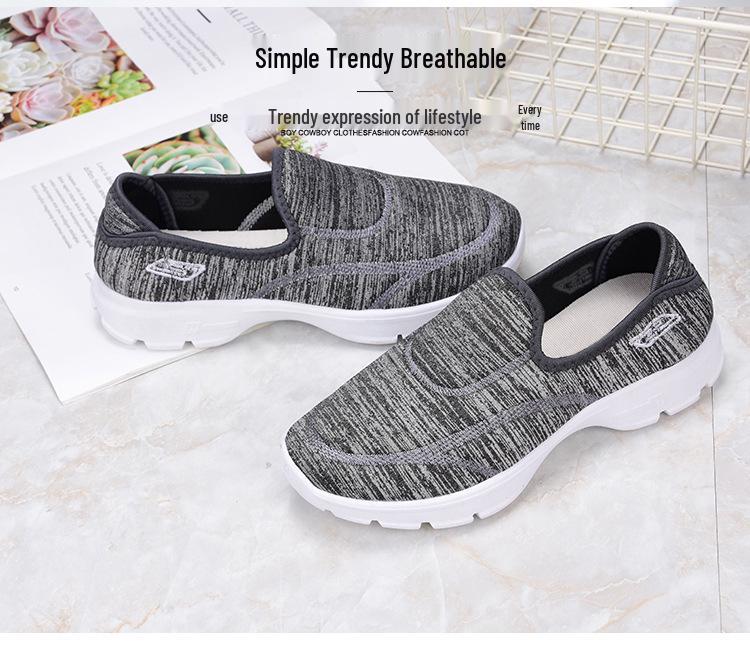 Women's Old Beijing Cloth Shoes - Soft Sole, Comfortable Walking, Casual Sport Style for Elderly Moms