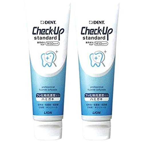 

Lion Dent Check-Up Standard (DENT.Check-Upstandard) Fluoride 1450 ppm, 135g x 2 packs