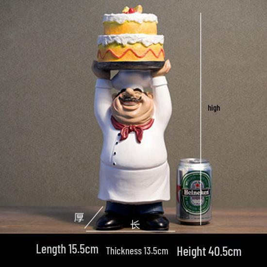 

Creative Resin Chef Ornaments for Dining Table and Home Decor