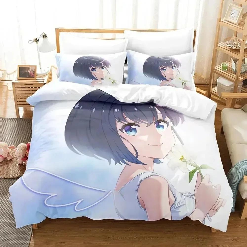 3D Print Anime SELECTION PROJECT Beding Set Soft Duvet Cover Bed Linen Set Comfortable Quilt Cover Pilowcase Warm Comforter king Quen Sized Dimensions