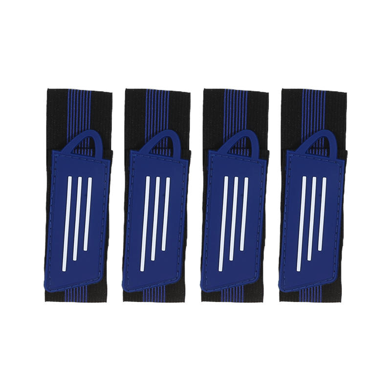 4pcs Cycling Reflective Safety Bands - Adjustable Arm Ankle Straps for Night Running Riding Visibility