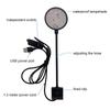 360 ° Rotation Fish Tank Plants Grow Light 5W Fish Tank Small Clip Light  Aquarium