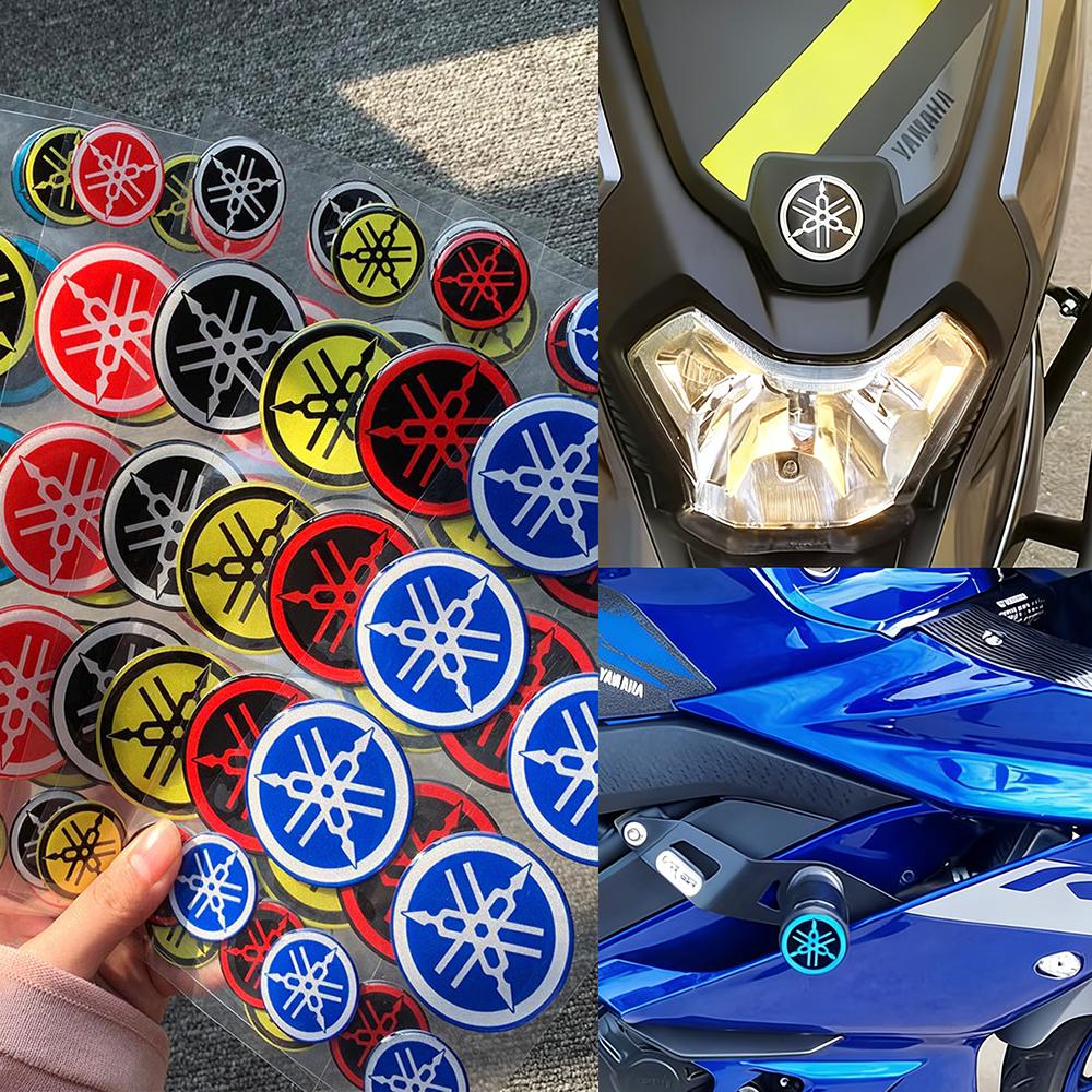 Adesivi per Moto per Yamaha Logo 3D Riflettenti Adatti per Xunying Qiaoge I125 Auto da Corsa Modificata Decorazione Adesiva Morbida