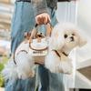 Outdoor Tragbar Atmungsaktiv Traktion Rucksack Reise Umhängetasche Haustier Hundetransporttasche für Kleine Hunde Haustier Zubehör