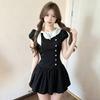 Polka Dot Daughter Sweet French Polka Dot Dress Summer Niche Design New Waist and Thin Dress Women