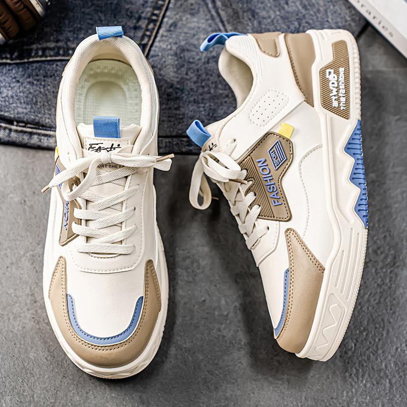 Herren Freizeitschuhe für alle Jahreszeiten Mode Skateboarden Studenten Bequeme Sneaker Jungen Trendige Schuhe mit weicher Sohle Atmungsaktiv