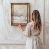 Crystal Pearl Painting 5D DIY Frame Decoration Painting Snowhouse Home Wall Decoration Transparent Pearl Gemstone Painting Picture Art Crafts