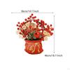 Chinese Year Feng Shui Blessing Bag Vase Decor Blessed Statue Decorative Handmade Planter
