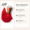 Thick Texture Pen Holder 3D Printed Red Bird Holder Cute Animal Pencil for Desk Storage Cup Desktop Organizer Pencils Makeup Brushes Stationery