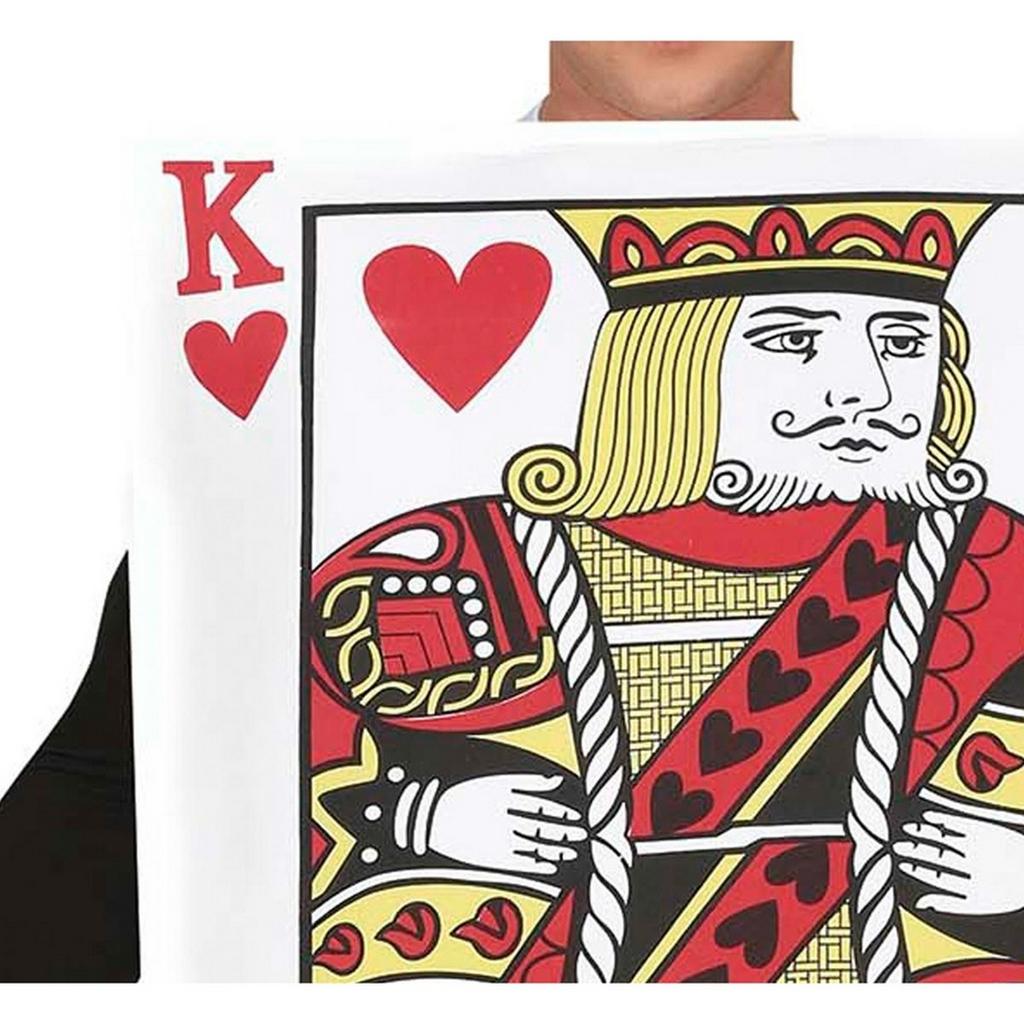 Fiestas Guirca Mens King Of Hearts Costume Suit