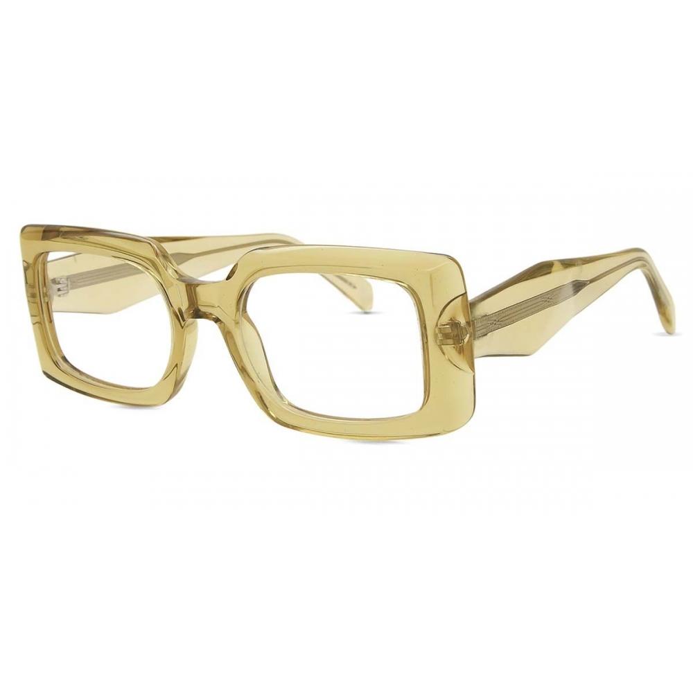 Full Rim Square Transparent Yellow Smartbuy Collection Haniel 94760 C2 Fashion Unisex Eyeglasses