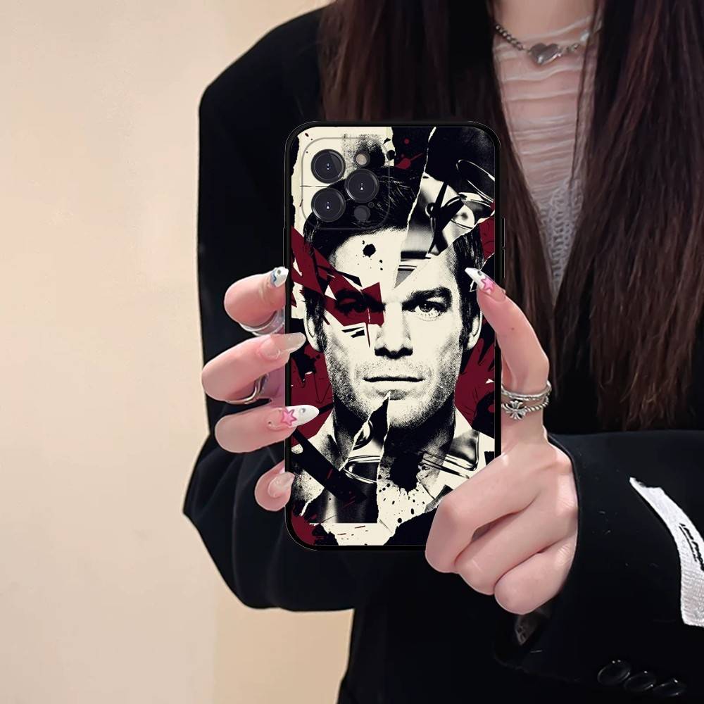 Dexter Morgan For IPhone 17 16 15 14 13 12 11 Pro Max Plus Shockproof Black Soft Phone Cover