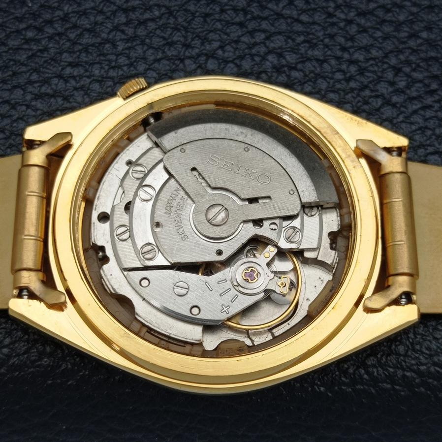 CEAS SEIKO 5 AUTOMAT VINTAGE RECONDITIONAT 6309A JAPONIA BĂRBĂTESC CADRAN ALB a425908-2