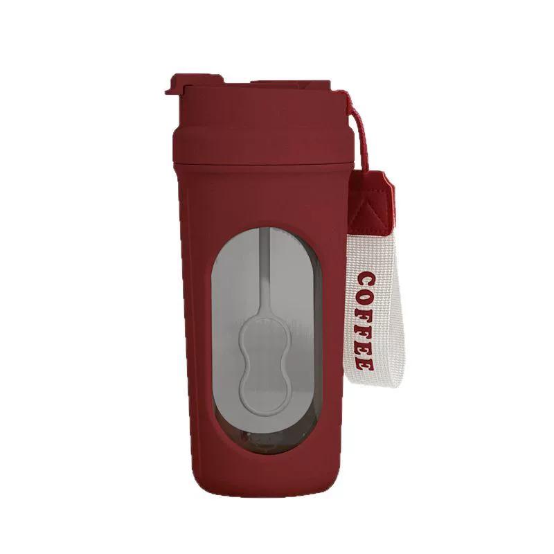 Taza mezcladora eléctrica automática para café y batidos, vaso agitador portátil de grado alimenticio