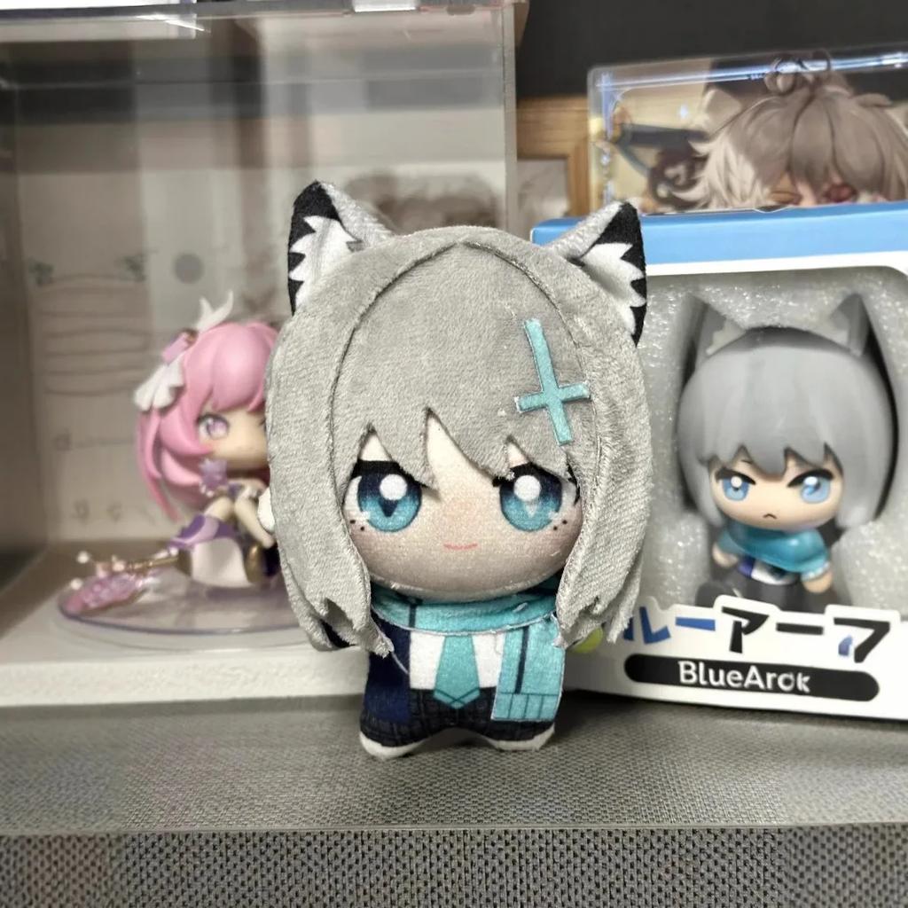 10cm Blue Archive Plush Toys Tendou Arisu Sunaokami Shiroko Anime Plushies Pendant Dolls Soft Stuffed Keychain Key Ring Gifts