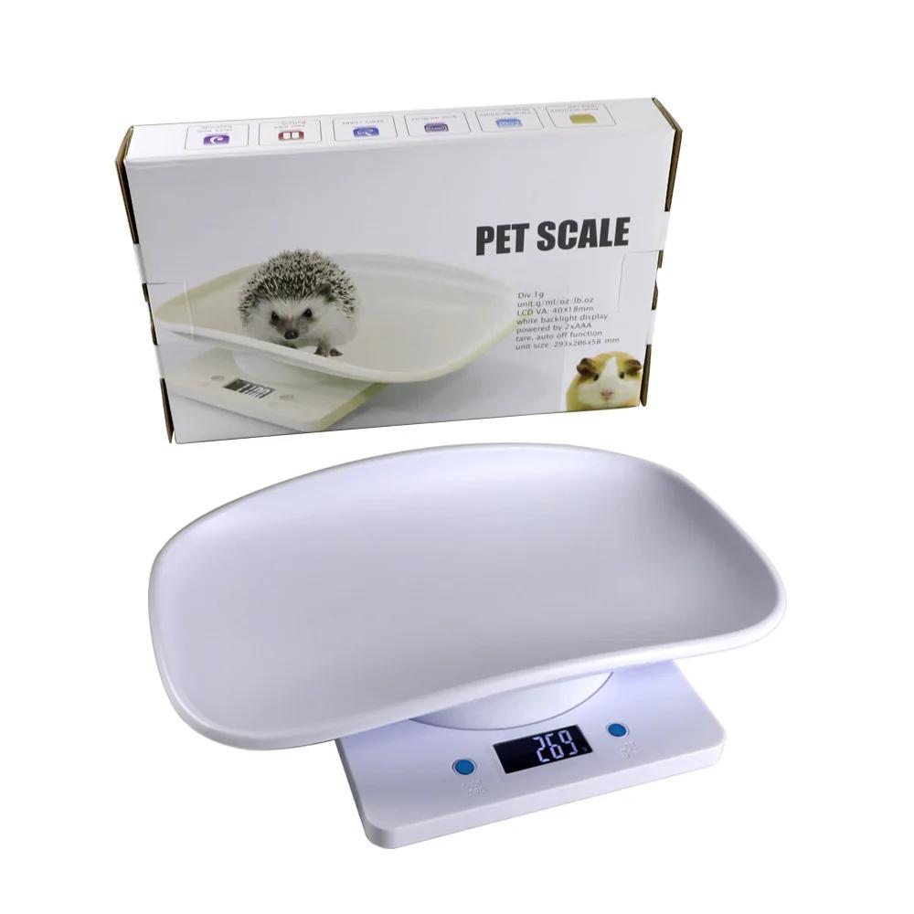10Kg Pet Electronic Scale with Tray Small Animal Cat Dog Special Weight Measuring Scale LCD Display