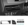 Real Soft Carbon Fiber For KIA EV6 GT EV 2022 2023 2024 2025 2026 LHD RHD Car Driver Seat Air Outlet Sticker Accessories.