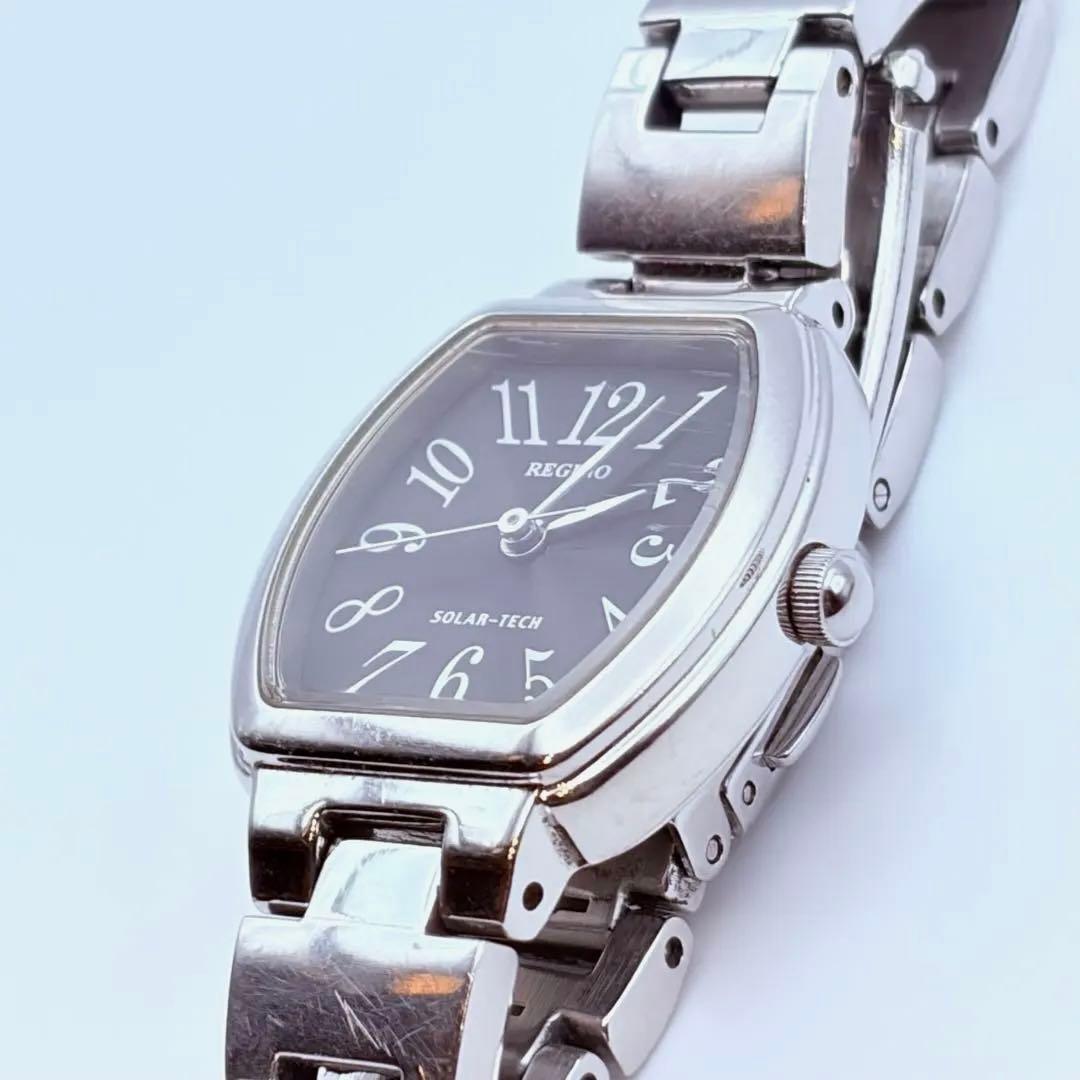 Used Working Citizen REGUNO Solar Watch Black Dial