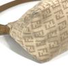 FENDI Zucchino Zucca logo bag Shoulder Bag Leather/Canvas Beige