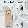 1pcs Anti-theft Zipper Clips - Secure Locking Zipper Head Replacement Multi-Purpose Hook Double Opening Universal Connector