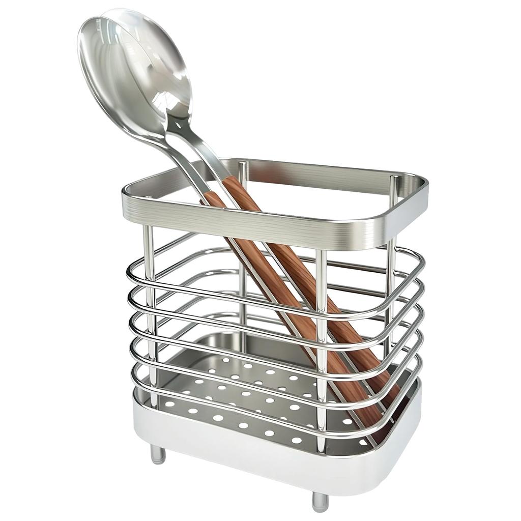Susunnus Cutlery Cutlery Stainless Chopstick Chopstick Kitchen Dish Dish Holder Stand Type Stand, Storage, Steel, Holder, Holder, Tools, Spoon,