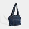 Korean Retro Denim Bag Armpit Large-capacity Tote Commuter Washed Cloth Fashionable All-matching Shoulder Trendy