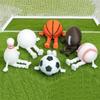 3D Printed Sports Ball Figurines With Flexible Movable Limbs And Eco Friendly PLA Material Perfect For Kids Gifts