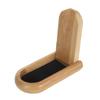 Foldable Pipe Holder Small Portable Wooden Folding Single Pipe Stand for Smoking Pipe Display Varnish
