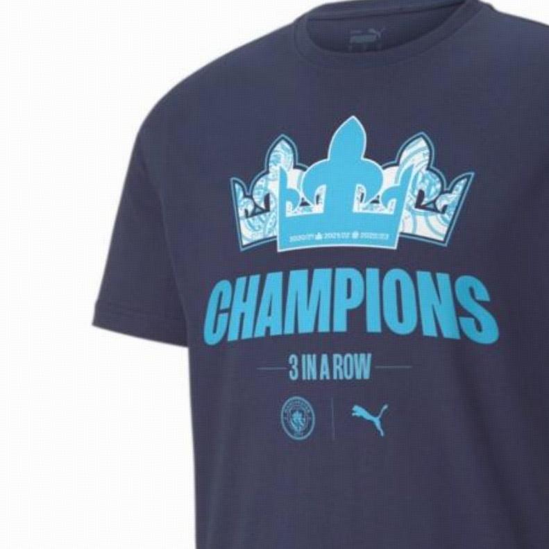 PUMA Mcfc Pl Winners Tee Unisex 778853-03