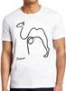 Picasso Camel One Line Drawing Art Meme Cult Movie Cool Gift Tee T Shirt M760