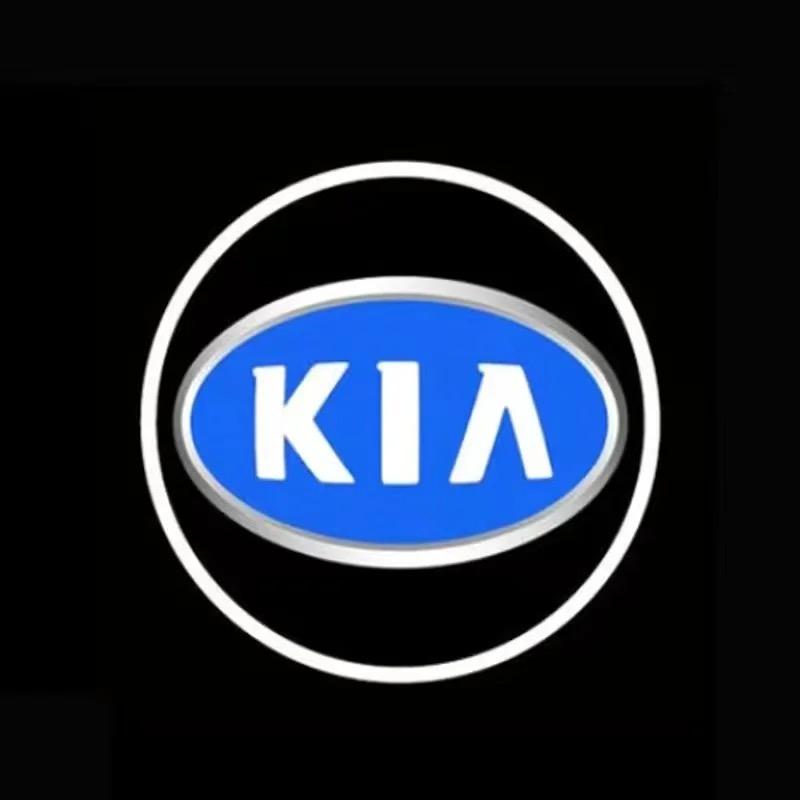 cnyqvs1 2Pcs LED Car Door Projector Logo High Definition Welcome Light For KIA K5 K9 Sorento Ceed Sportage Carnival Stinger Forte Niro