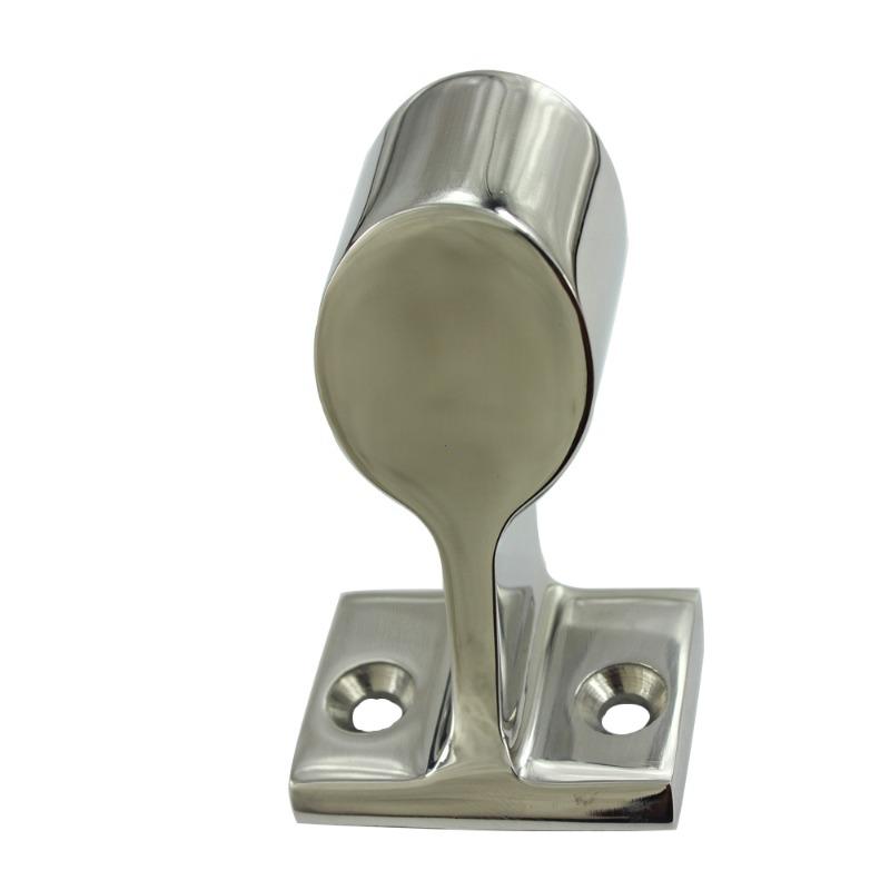 1Pc 316 Stainless Steel Boat Hand Rail Fitting Marine Railing Support Bracket Tube Stanchion Hardware Yacht 22/25mm Backward