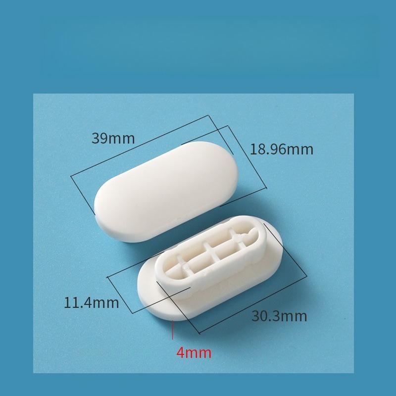 White Old Toilet Seat Cover Toilet Board Buffer Shock-Absorbing Soft Rubber Gaskets Accessories Anti-Slip Silent Foot
