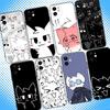 Boykisser Cat Phone Case For iPhone 16,15,14,13,12,11,Pro,Max,Plus,X,XS,XR,SE,8,7,Mini,Soft Silicone Black Case