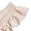 Summer Women's Jumpsuit V Neck Ruffle Sleeveless High Waist Wide Leg Pants Casual Elegant Back Bow Tie One Piece Outfits for Vacation
