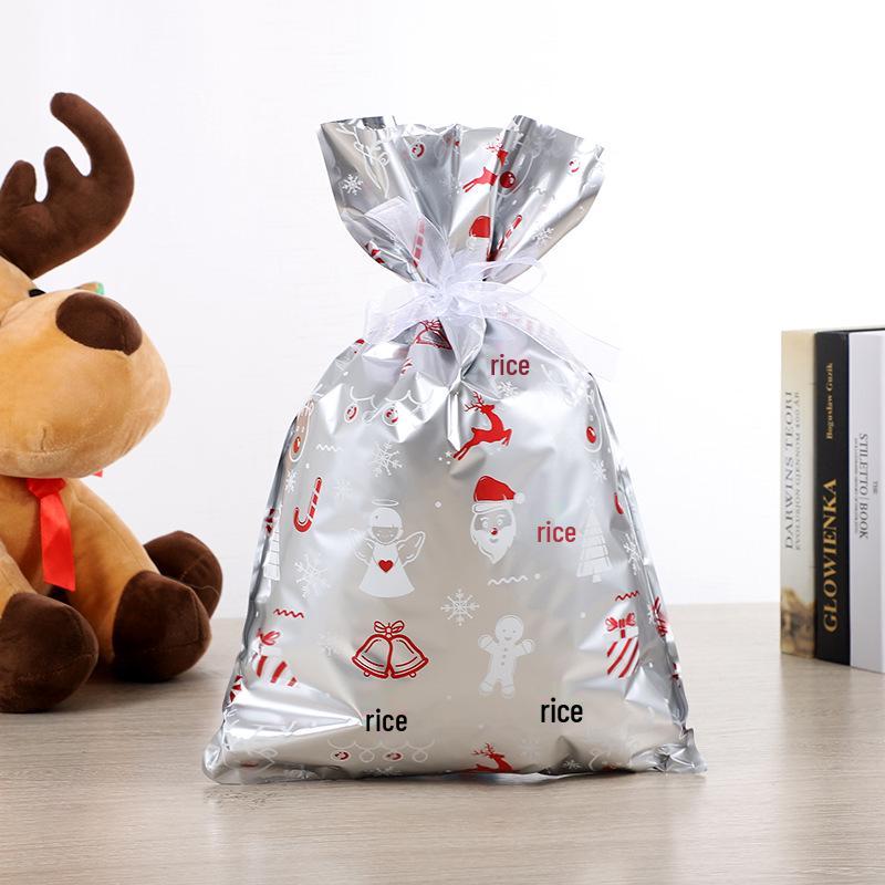 Festive Christmas Tree Candy Drawstring Gift Bag