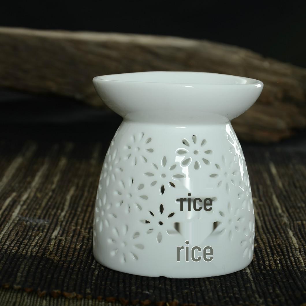Classic Multi-Flower Hollow-Out Candle and Incense Holder