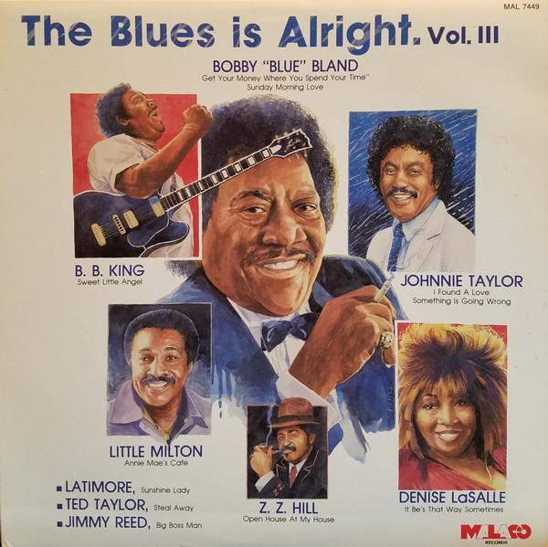 

LP Record VARIOUS Blues Is Alright Volume Iii MAL7449 MALACO 1989 US Blues Used