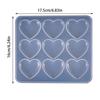 Love Heart Silicone Mold Jewelry Making Diy Tool Uv Epoxy Resin Molds Dried Flower Resin Decorative Crafts
