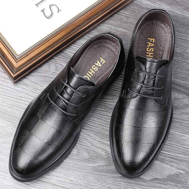 Herren Leder Business- & Hochzeitsschuhe: Größen 35-49, Rutschfest