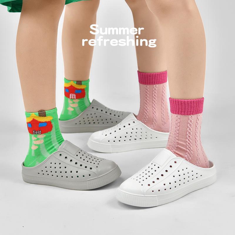 Kinder Crocs Draagbare Antislip Waterdichte Lichtgewicht Gesloten Neus Strand Sandalen voor Jongens en Meisjes